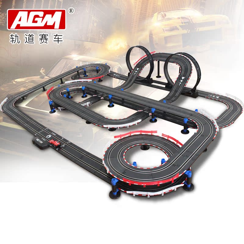agm音速风暴三代asr手机智能轨道汽车diy定制款轨道赛车玩具套装