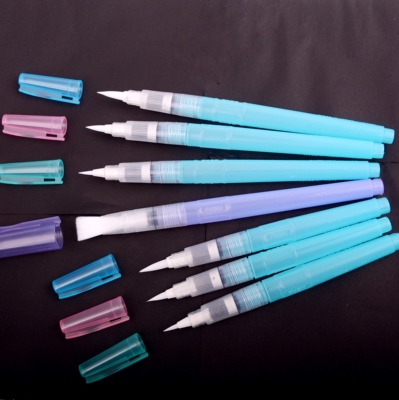 日本进口正品吴竹自来水笔水彩刷头储水毛笔彩绘brush