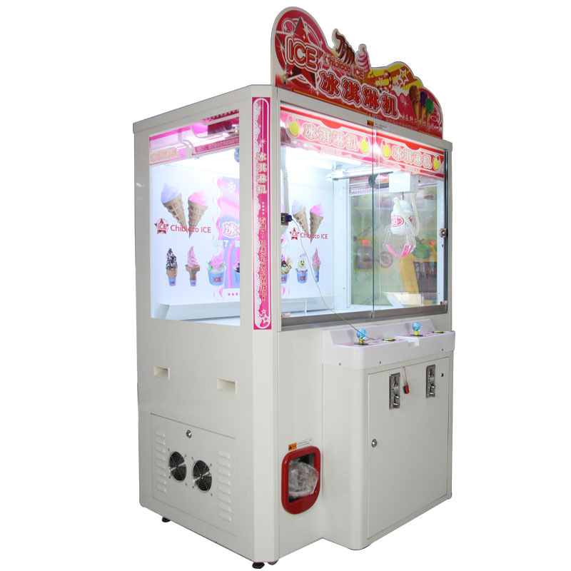 【双人冰淇淋机】豪华冰淇淋机雪糕礼品机大型游艺设备饮料机