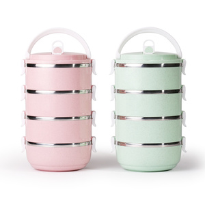 麦元素304不锈钢饭盒