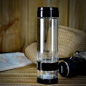 男士双层分离泡茶杯