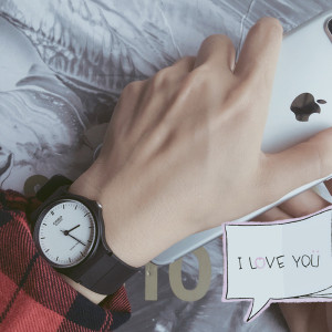 情侣简约石英手表 