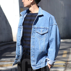 青年欧美休闲牛仔外套