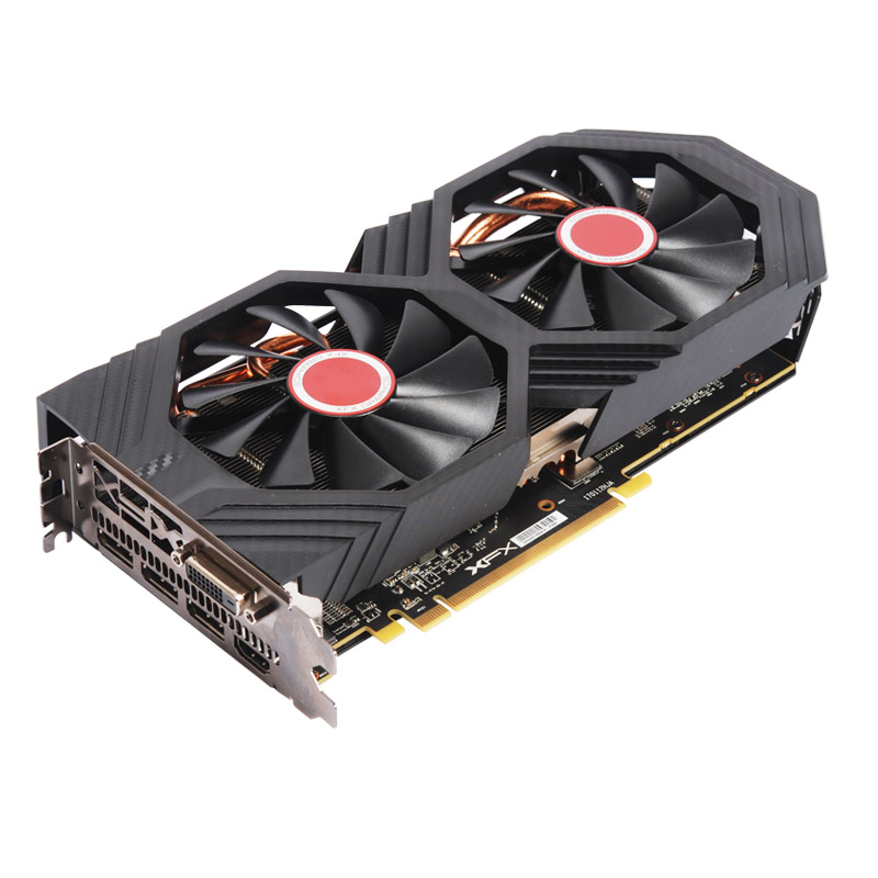 xfx讯景rx580 4g 256bit d5 黑狼游戏显卡oc秒gtx1060非公版包邮