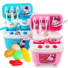儿童过家家玩具女孩厨房做饭煮饭