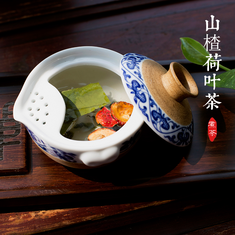 山楂荷叶绿茶|【 控制三高  刮油脂】/ 孝敬老人/稳定体重
