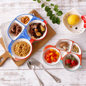 卡通分格儿童餐盘