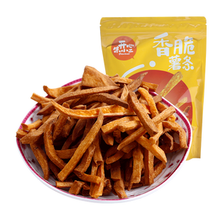 朱小二香脆地瓜干2袋