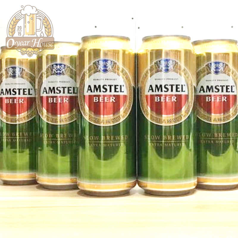 荷兰进口amstel阿姆斯特啤酒500mlx24罐 17年9月临期特惠