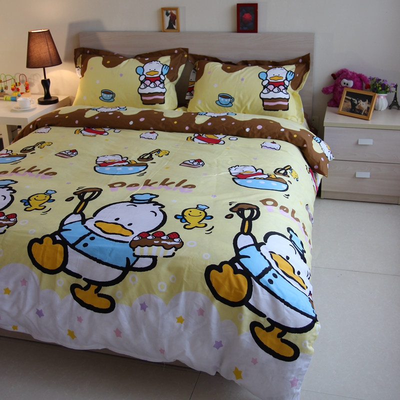 幼儿园被套宝宝 双人卡通纯棉订制全棉定做床