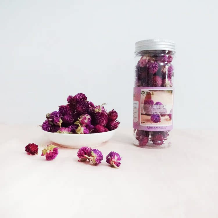 【博士茗茶】优质花草茶千日红 紫色 美白 润肤 花草茶