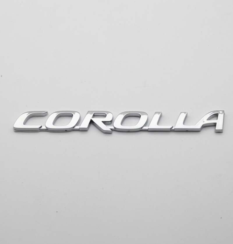 丰田卡罗拉corolla车标toyota一汽丰田前标中网标后尾备箱车标志