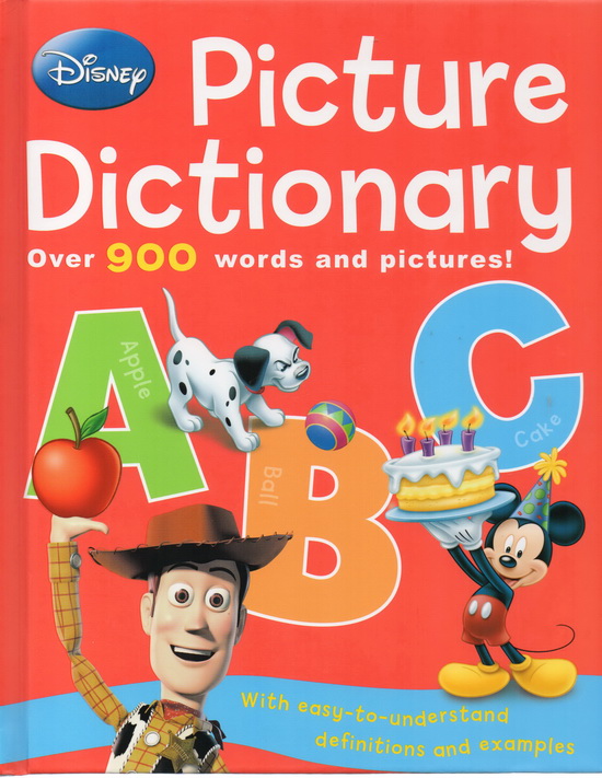 disney my first 1000 words & picture dictionary迪士尼图解字典