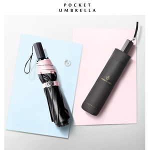 口袋元素三折晴雨伞