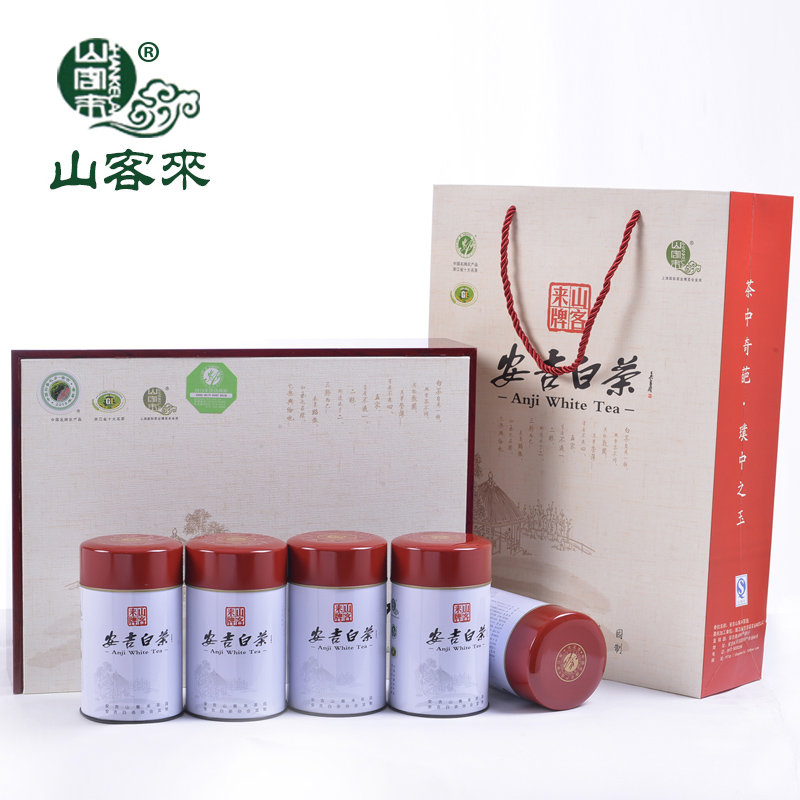 山客来正宗安吉白茶2016新茶明前一级A250克珍稀茶叶礼盒装高山茶