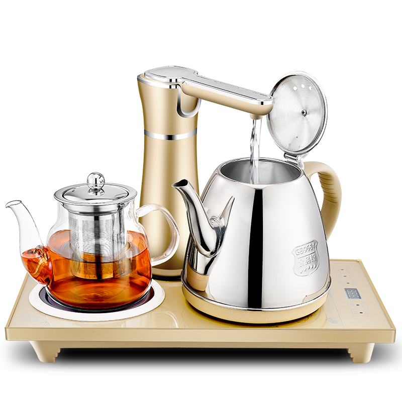 长城jbl-b516自动上水壶电热水壶不锈钢烧水壶保温泡茶具煮茶器