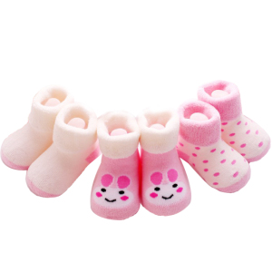 宝宝冬季加厚保暖纯棉袜