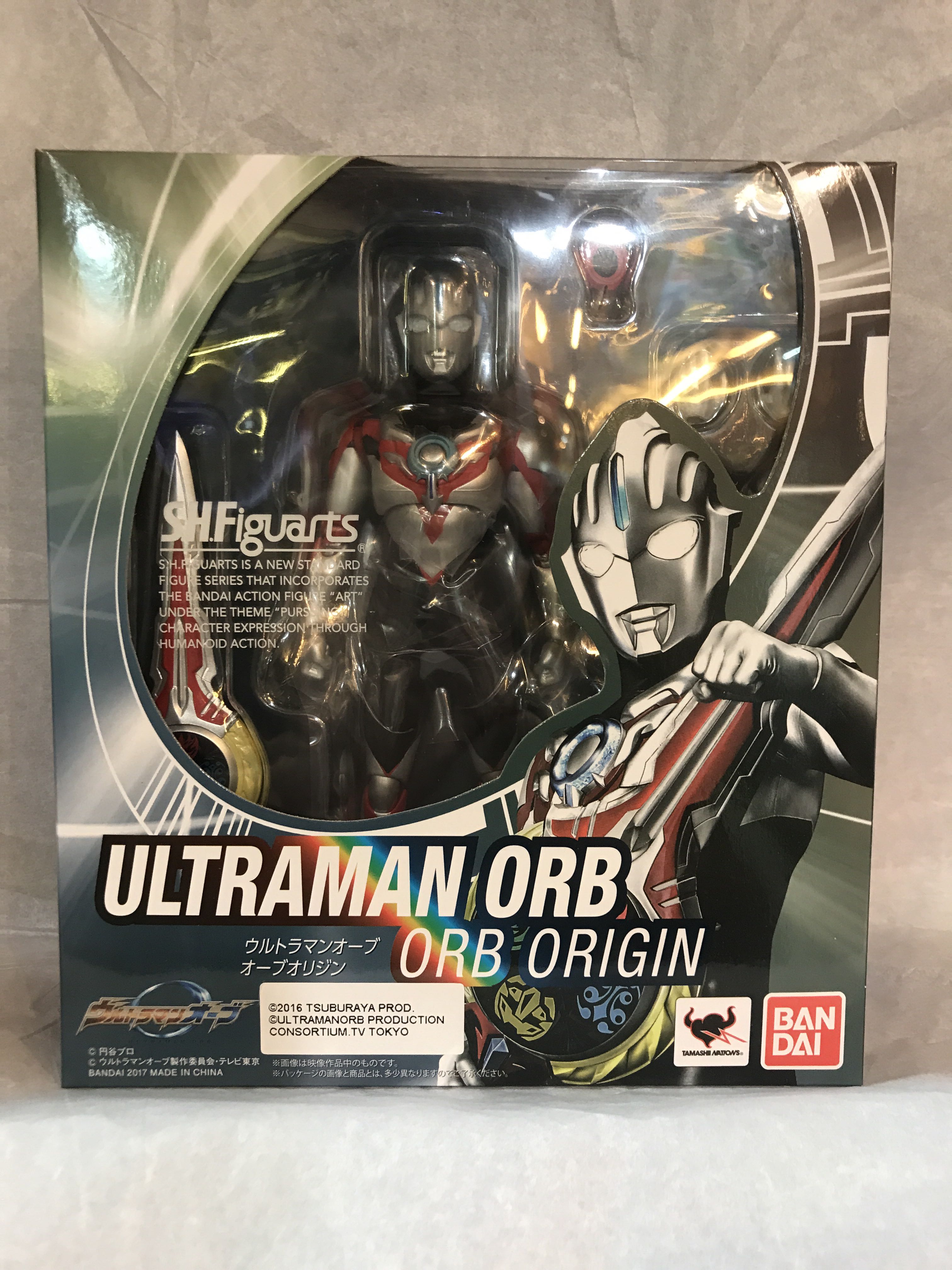 【现货】万代 shf ultraman 奥特曼 orb 欧布 圣剑 起源模式