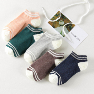 韩版纯棉袜子筒原宿低帮日系春夏