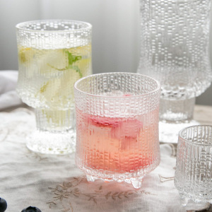 北欧流珠玻璃酒杯