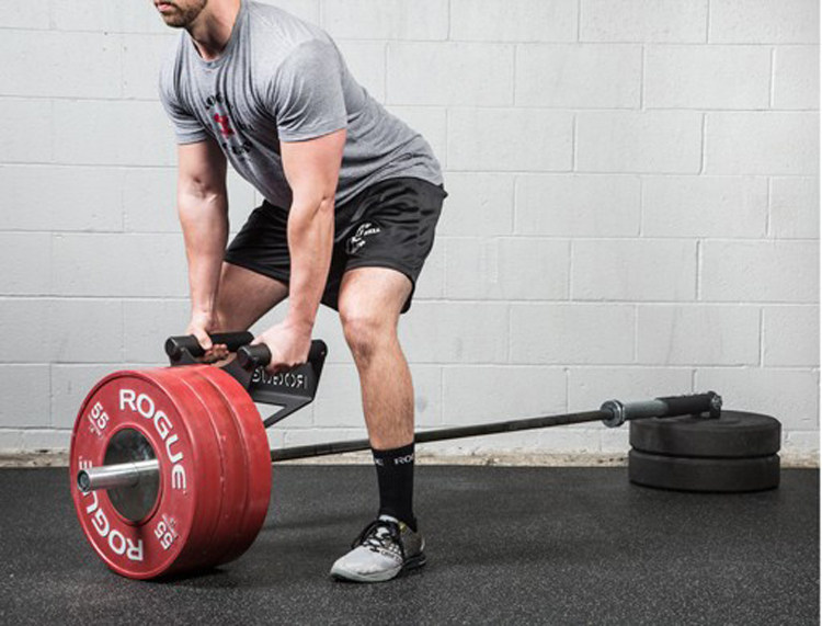 俯身t型v型划船地雷炮架拉背对握把手力量训练器械crossfit健身房