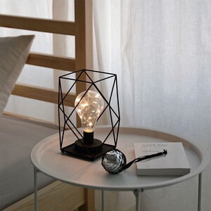 chic极简造型铁艺小夜灯