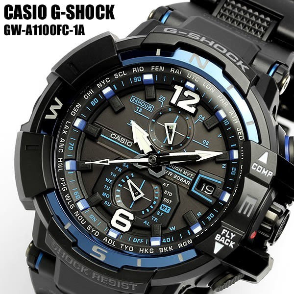 casio卡西欧g-shock空霸gw-a1100fc-1a-a1000-1a-1a3光动能手表男