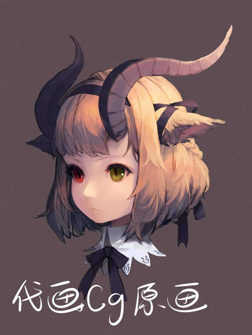 漫画设计手绘q版卡通形象cg插画代画人物设定临摹原创上色ps作业