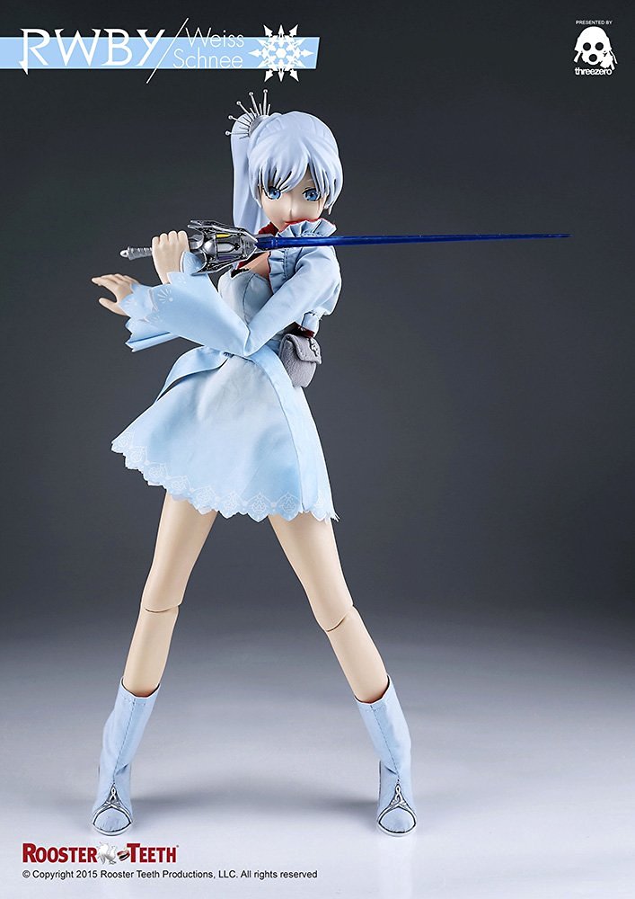 threezero rwby weiss schnee 白雪 1/6 可动手办日版