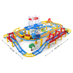 双层大号电动托马斯小火车套装轨道车玩具儿童