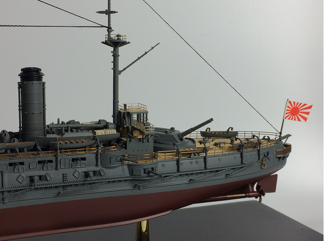 1/350 日本帝国海军三笠号战列舰模型军舰合金静态展示成品模型