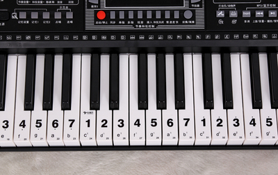 超大字体 钢琴电子琴琴贴数字 简谱贴 键盘键位贴 音符五线标记贴