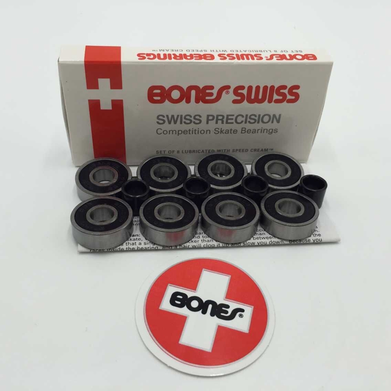 两件包邮全新原装bones轴承漂移板滑板bones swiss轴承