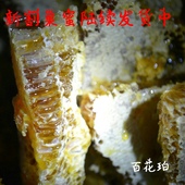 蜂巢蜜甘肃陇南徽县土蜂蜜木桶巢蜜老巢野生百花蜜嚼着吃一斤