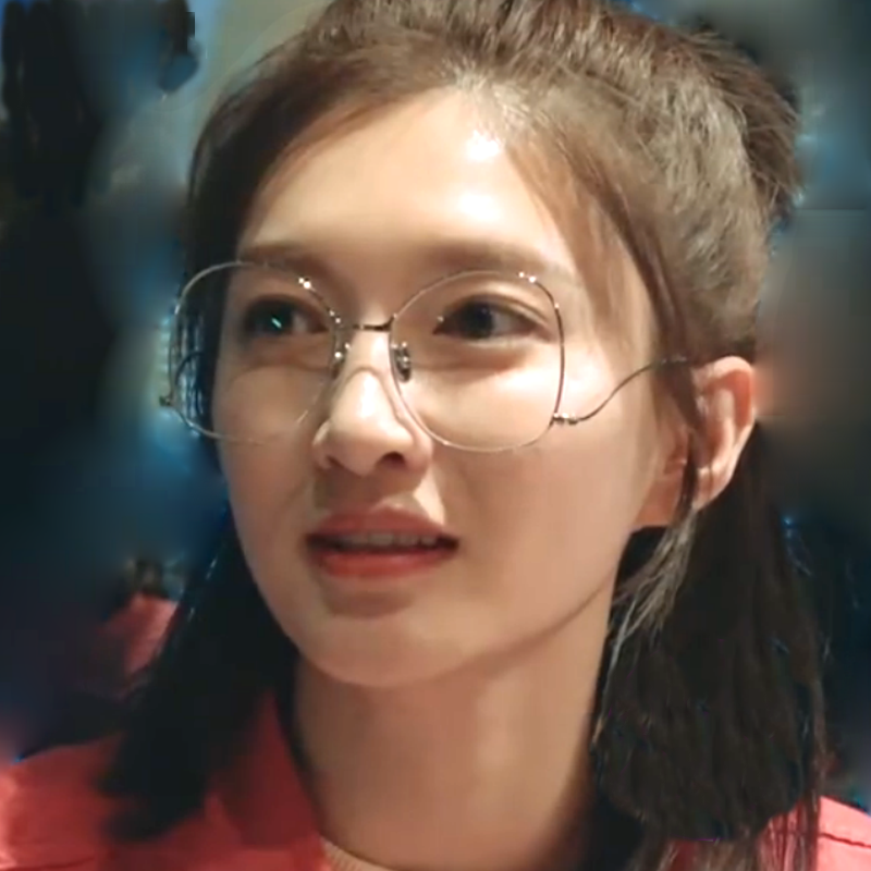 花儿与少年江疏影同款太阳镜女潮复古大框平光镜透明近视眼镜框架