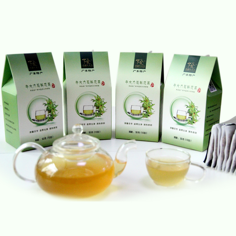 广东特产 禾盛牛大力 牛大力石斛花茶 牛大力 石斛花茶 养生茶