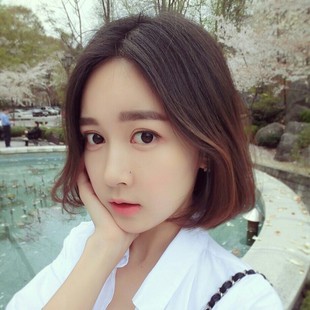 【特价】空气刘海薄假发女短发bobo内扣波波