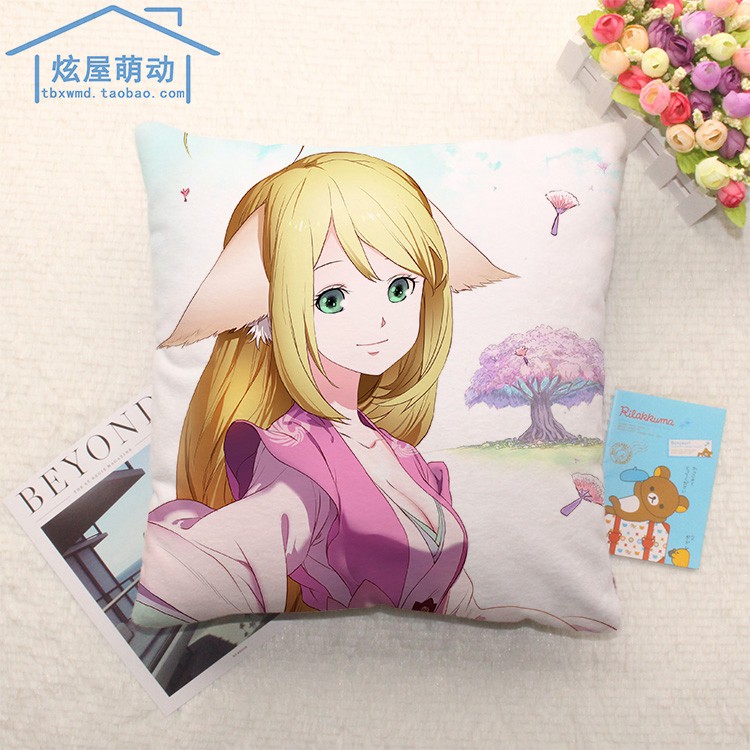 狐妖小红娘 涂山小红红国产动漫周边抱枕/靠垫/午睡枕diy生日礼物