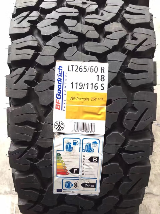 百路驰265/60r18 ko2 全新正品