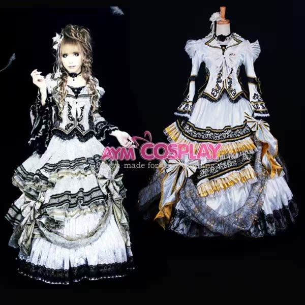 versailles-teru视觉系舞台演出服洋装凡尔赛cosplay服装定做g730