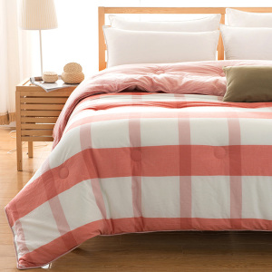 水洗棉羽丝绒被芯