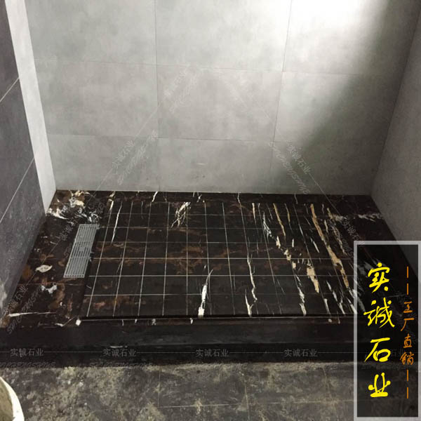 天然大理石人造石淋浴房防滑踩脚石地面砖台面窗台挡水条地面踩脚
