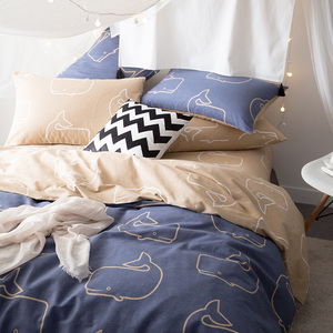 艾DO北欧简约全棉四件套