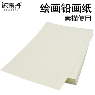 施露丹16k 8k 4k铅画纸油画棒纸绘图纸160g加厚素描纸儿童画画纸
