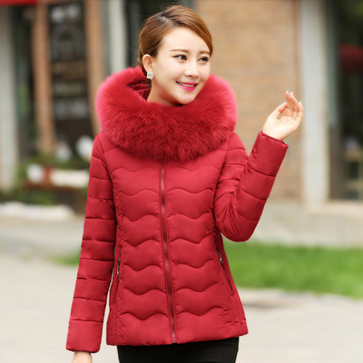 秋冬中老年女装宽松短款羊毛呢大衣30-40岁中