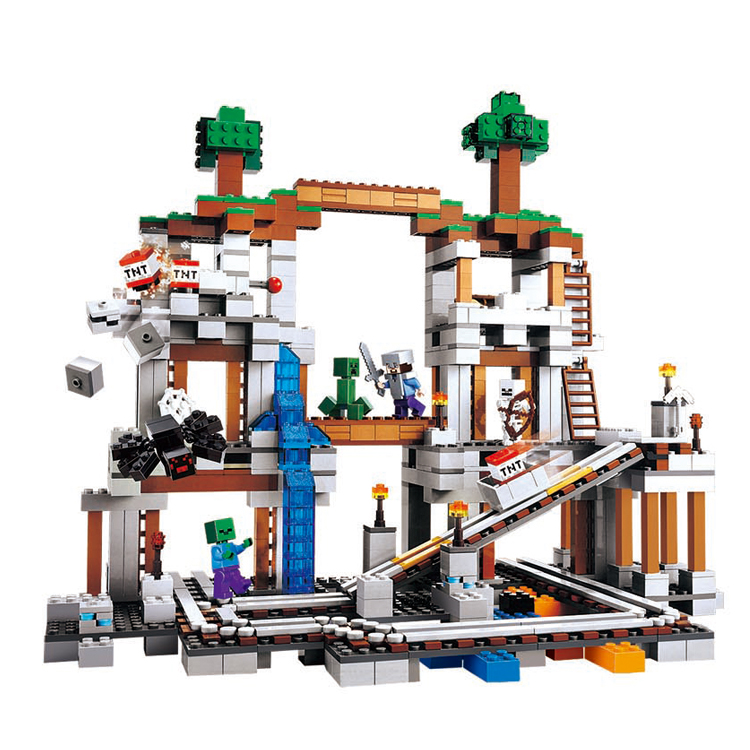 我的世界玩具拼装10岁积木7儿童8村庄房子3益
