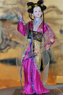 特卖北京绢人特色民间手工艺品中国风故宫娃娃四大美女精品人偶王