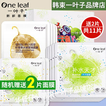 一叶子肽补水天才面膜贴天天向上礼盒补水保湿官方旗舰店官网正品