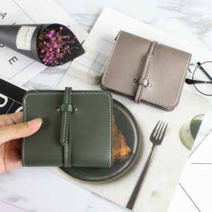 秋季新款简约短款钱包