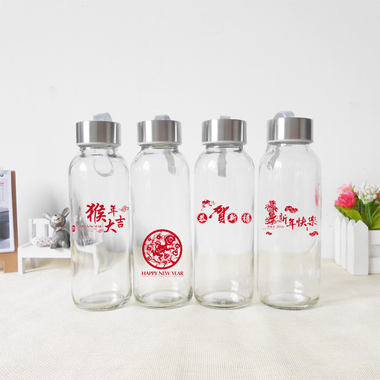 广告杯定制logo磨砂杯定制广告水杯印logo礼品杯玻璃杯个性随手杯